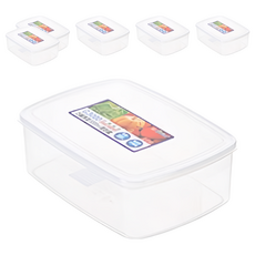 KEYWAY 聯府 巧麗長型密封盒, 6個, 3L