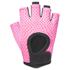 AOLIKES 奧力克斯 透氣防滑健身手套, 粉色, 1雙