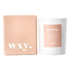 wxy. 經典蠟燭, aura. 雲杉 + 琥珀絨, 200g, 1個