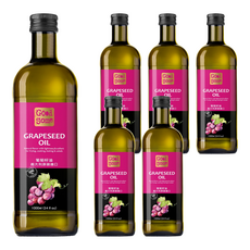 GOODSOME 好東西 義大利原裝進口葡萄籽油 禮盒, 1L, 6瓶