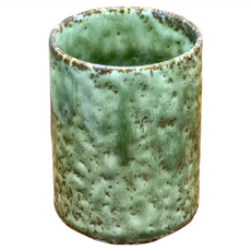 Minoya 美濃燒 唐津織部手握杯, 日本製造 陶瓷杯 180mL, 1個