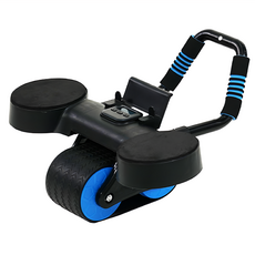 FAmILyLIFE 生活 反重力自動回彈健腹輪 入門款 42.5 x 39 x 25cm, A-166-B, 藍黑色, 1個