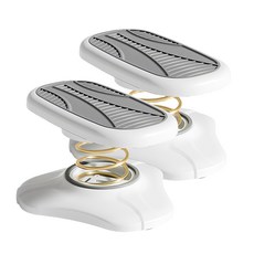 上手家居 靜音彈簧腳踏凳 2件組 23 x 15 x 21cm, 白色