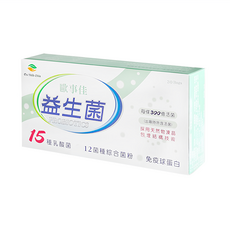 歐事佳 超效益生菌 15種乳酸菌 12種複合菌 調整體質, 4g, 30包, 1盒