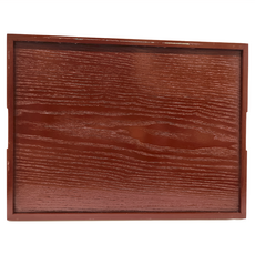 佐和陶瓷 原木托皿, 紅色, 40 x 30cm, 1個