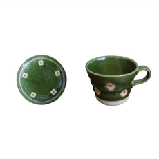 HANA 禪風湯吞杯,松葉手握杯 - 日本製, 1個