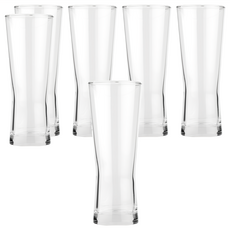 Ocean Glass 大都會啤酒杯 655ml 透明玻璃杯, 最寬85 x 高220mm, 6個