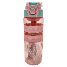 KANGZYUAN 康知緣 逍客系列 運動水壺 700ml Tritan瓶身 耐溫-10℃~96℃, 粉色, 1個