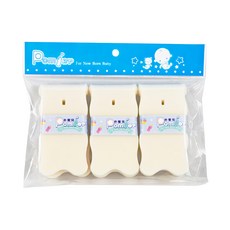 朴蜜兒 奶瓶刷替換泡棉, 3個, 白色