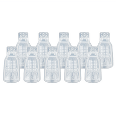 2N 卸甲夾, 10個, 半透明