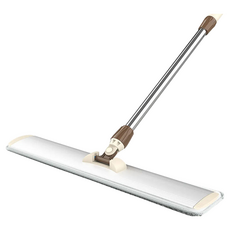 德利生活 鋁合金平板大拖把 67cm - 輕巧耐用、乾濕兩用、地板清潔, 1組