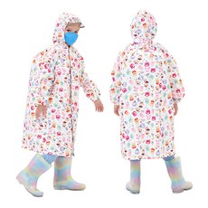 愛北鼻 親子同款加厚防水雨衣