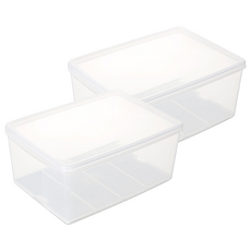 KEYWAY 聯府 名廚1號長型保鮮盒, 2個, LF-01 380 x 265 x 168mm 662g 13L