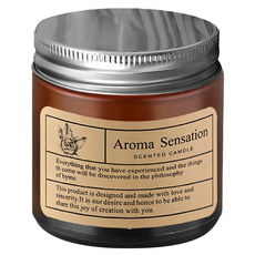 Aroma Sensation 植物精油香氛蠟燭, 100g, 英國梨小蒼蘭, 1罐