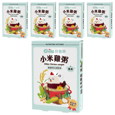 Chila 兒食樂 小米雞粥 昆布, 適合六個月以上寶寶食用, 300g, 5盒