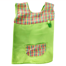 優選 果漾經典輕便圍兜，含手帕夾，35%棉+65%聚酯纖維, 青蘋綠, 1件