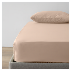 HOLA 和樂家居 PALETTE250織素色純棉被套雙人 1.16kg, 礦石粉