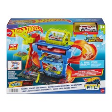 Hot WHeeLs 風火輪 城市主題洗車場 轉一轉!洗一洗!泡一泡!, 混和顏色, 1盒