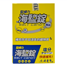 光隆海洋生技 鹽續力 海鹽錠, 補充每日流失的礦物質, 12.6g, 8包, 1盒