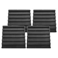 TRENY 方型橡膠止滑抗震墊 4個, 小(5 x 5cm), 單一顏色