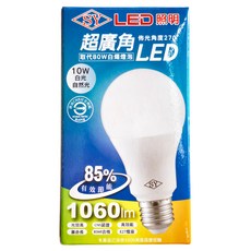 SY 聲億科技 超廣角LED燈泡 10W, 自然光, 1個