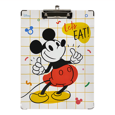 MICKEY MOUSE 米奇 迪士尼系列 A4板夾, 1個, MICKEY MOUSE 米奇 白色
