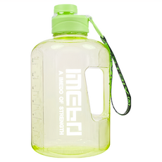 阿莎&布魯 大容量手提水壺 2.2L 寬口徑設計 手提掛繩模式 密封防漏, 綠色, 1個