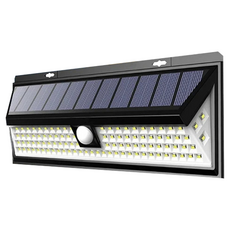 WIDE VIEW 118LED太陽能雷達感應燈 WR-118 太陽能充電 防水防雷, 1個