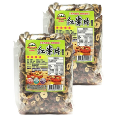 旺來旺 紅棗片 (果肉飽滿 香甜滋補), 200g, 2包