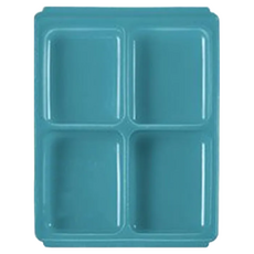 tgm 白金矽膠副食品冷凍儲存分裝盒 適用於微波爐、洗碗機、冰箱, 藍色, 1個