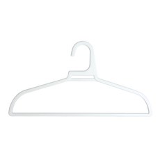 橘之屋 時尚工藝護肩加大衣架 5入組，肩寬45cm，PP塑料, 隨機, 1組