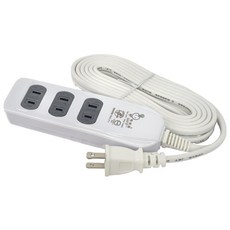 spirit 電精靈 側邊插座 4插 過載延長線 1650W 110V 台灣製造, 4.5m, PKG-214D, 1個