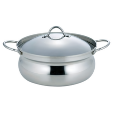 SHIMOMURA 下村 雙耳三層不鏽鋼鍋 26cm, 1個