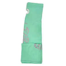 MEGA 美高 COOUV 防曬涼感手掌袖套 彈性纖維 遮蔽紫外線, 薄荷綠 銀火焰