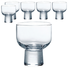 TOYO-SASAKI GLASS 東洋佐佐木 柳宗理小造型杯 70ml 玻璃杯 日本產 Set 6入, 077898, 1組
