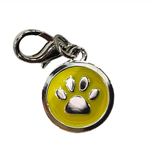 CrazyPAWS 瘋狂爪子 水晶吊飾 繽紛腳印, 繽紛腳印 綠色, 1個