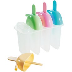 EXCELSA 不滴冰棒模 4格, 透明色, 1個