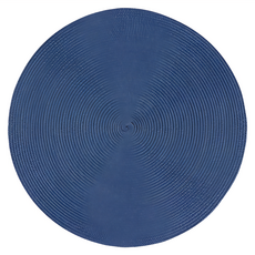 now DESIGNS 素面織紋圓餐墊 直徑38 x 0.3cm 72g, 藍紫色, 1個