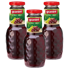 granini 100% 葡萄汁, 250ml, 3瓶