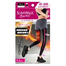 SLIM WALK 加強型 運動美腿內搭壓力褲 運動用舒適材質, M~L