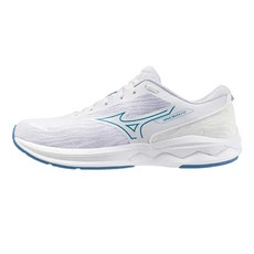 Mizuno 美津濃 REVOLT 慢跑運動鞋 J1GC231471 一般型男女通用, 25cm, 白色 + 藍色