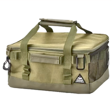 SETOCRAFT 露營保溫提袋 野餐派對包 隔層可調整, 卡其綠