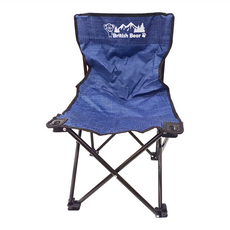 British Bear 英國熊 丹寧風L型摺疊椅, 藍色, 1個