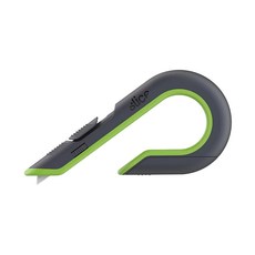 Slice J型拆箱大師 自動回彈 左右撇子皆可使用, 灰色 + 綠色, 1個