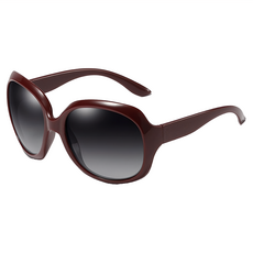 Quinta UV400防眩偏光太陽眼鏡 經典大框, 棗紅色, 鏡寬67mm + 鏡高39mm + 鼻寬22mm + 鏡腳123mm