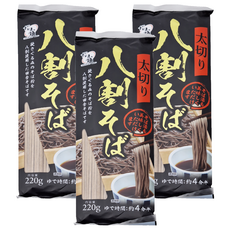 高尾製粉 厚切八割蕎麥麵，220g, 3包