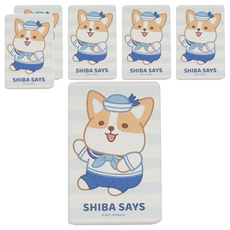 收納王妃 柴語錄海軍珪藻土皂墊 直 12 x 8 x 0.9cm, 阿吉, 6個