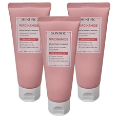 Skintific 菸鹼醯胺洗面乳, 80ml, 3條