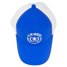 G.WINNER 插TEE式雙配色運動透氣機能球帽 - 藍色, 1個, 頭圍可調(MAX 62cm)