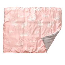 EmBrace 英柏絲 兒童 夏季涼被套裝 (含被套) 台灣製造, 小貓與蝶 粉色 + 灰色